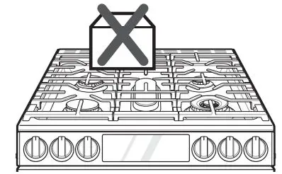 LG Gas Range Owner’s Manual - Do not touch vent openings or