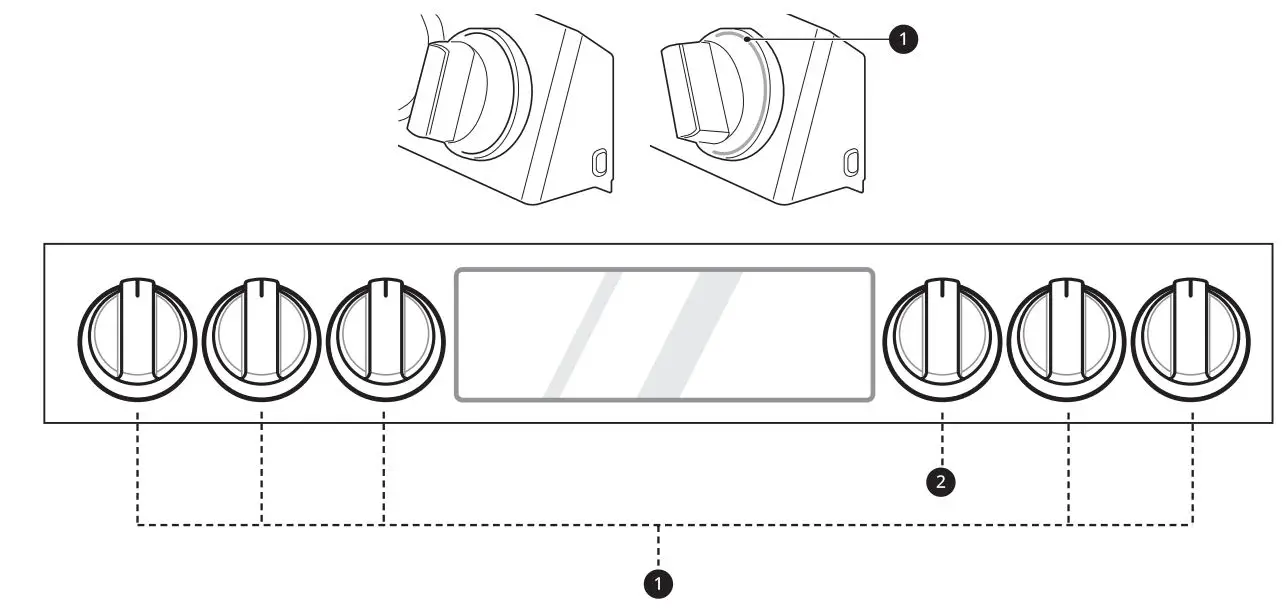 LG Gas Range Owner’s Manual - Knob Lighting