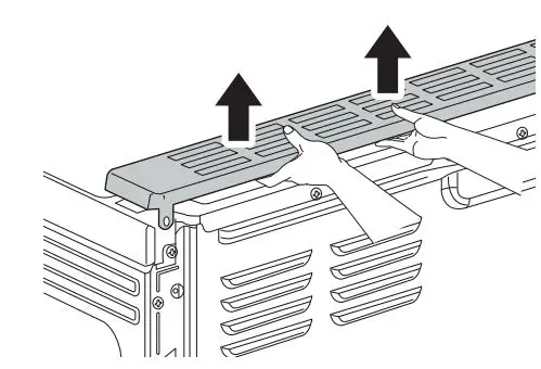 LG Gas Range Owner’s Manual - Lift the vent trim