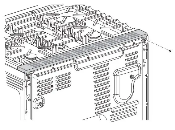 LG Gas Range Owner’s Manual - Removing the Vent Trim
