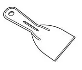 LG Gas Range Owner’s Manual - plastic scraper