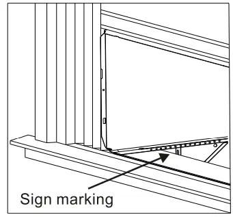 ARCTIC WIND 2AWH18000A Window Air Conditioner Owner's Manual - Hold each support bracket flush against