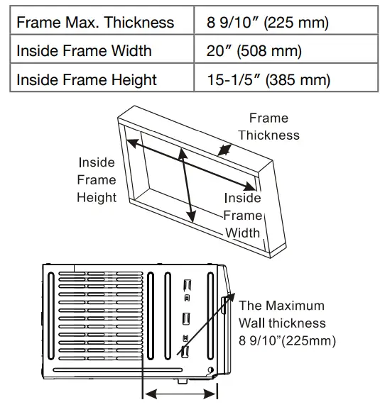 ARCTIC WIND 2AWH18000A Window Air Conditioner Owner's Manual - Install Support Brackets