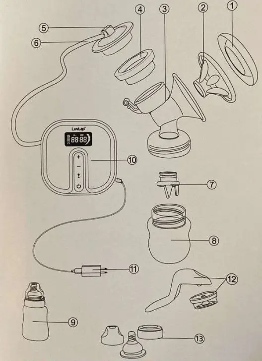 LavLap-18389-Electric-Breast-Pump-with-3-Phase-Pumping-img-2
