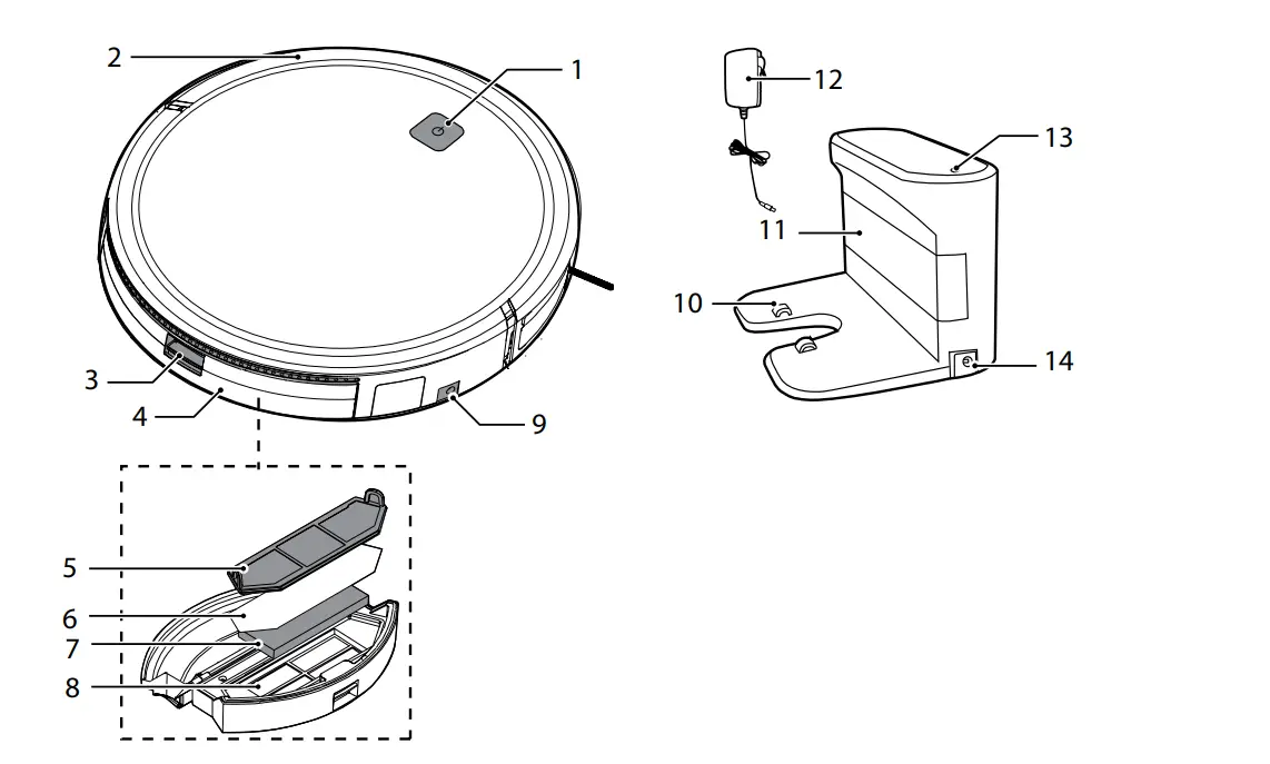 HOOVER-H-GO-300-HYDRO-2-in-1-Robot-Vacuum-Cleaner-and-Mop-2