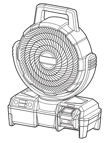 makita CF001G 40V Cordless Fan