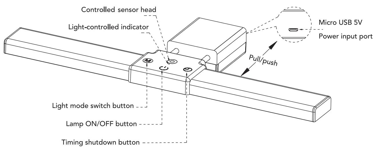 J BURROWS JBUSBCLAMP Monitor USB Clamp Lamp - Indicator