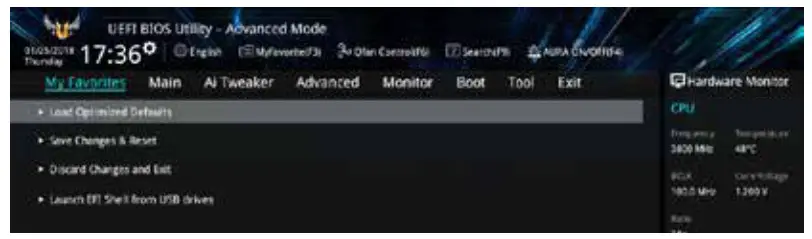 ASUS Motherboard Gaming - Advanced Mode