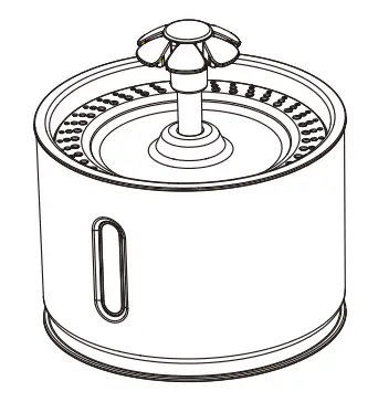 bol com DR008 Pet Water Fountain