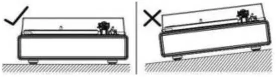 Lenco LS 440GY Turntable with 4 speakers built-in and Bluetooth reception - Fig 1