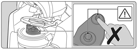 Risk of electric shock