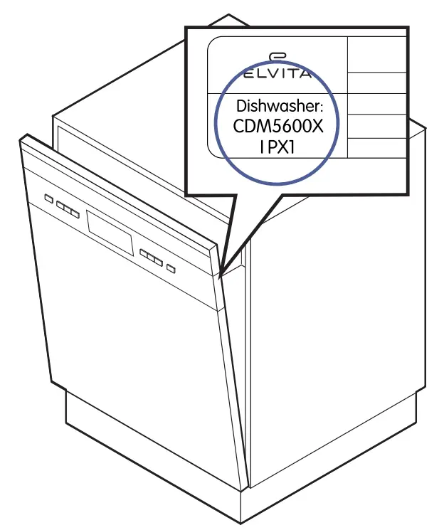 ELVITA CDM2601V Dishwasher for Normal Household - fig 5