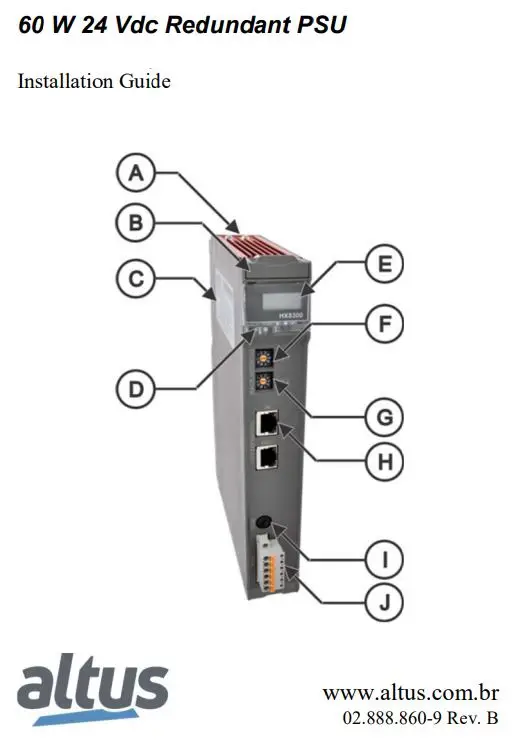 ALTUS HX8300 Hadron Xtorm Series Installation Guide