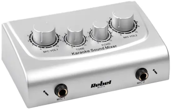 Rebel MIK0115 Karaoke Sound Mixer