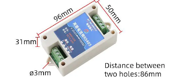 XunChip XM9132B Two-Way Current to RS485 Module 1