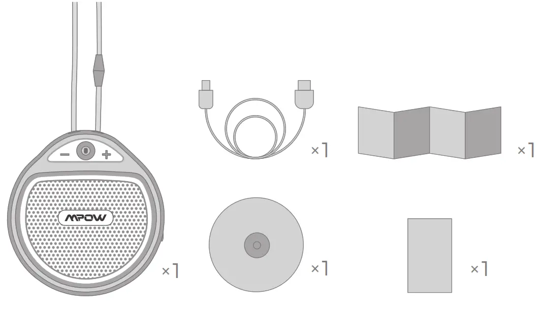 MPOW BH114C Bluetooth Speaker - fig