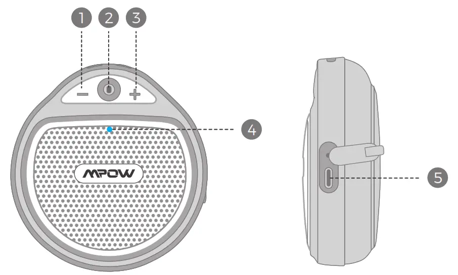 MPOW BH114C Bluetooth Speaker - fig1
