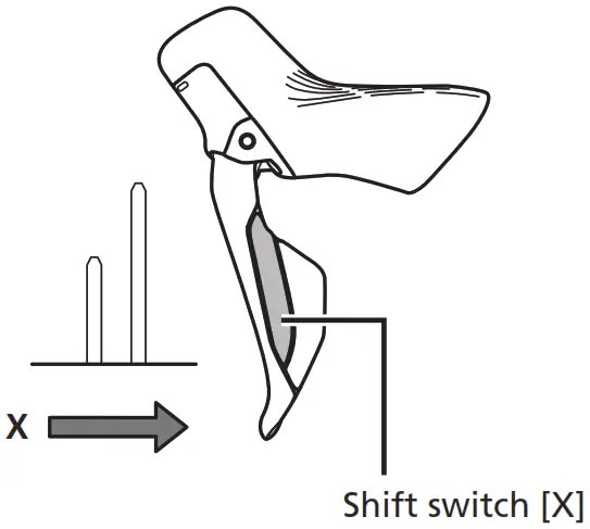 SHIMANO Di2 Dual Control Lever - Switch Operation 2