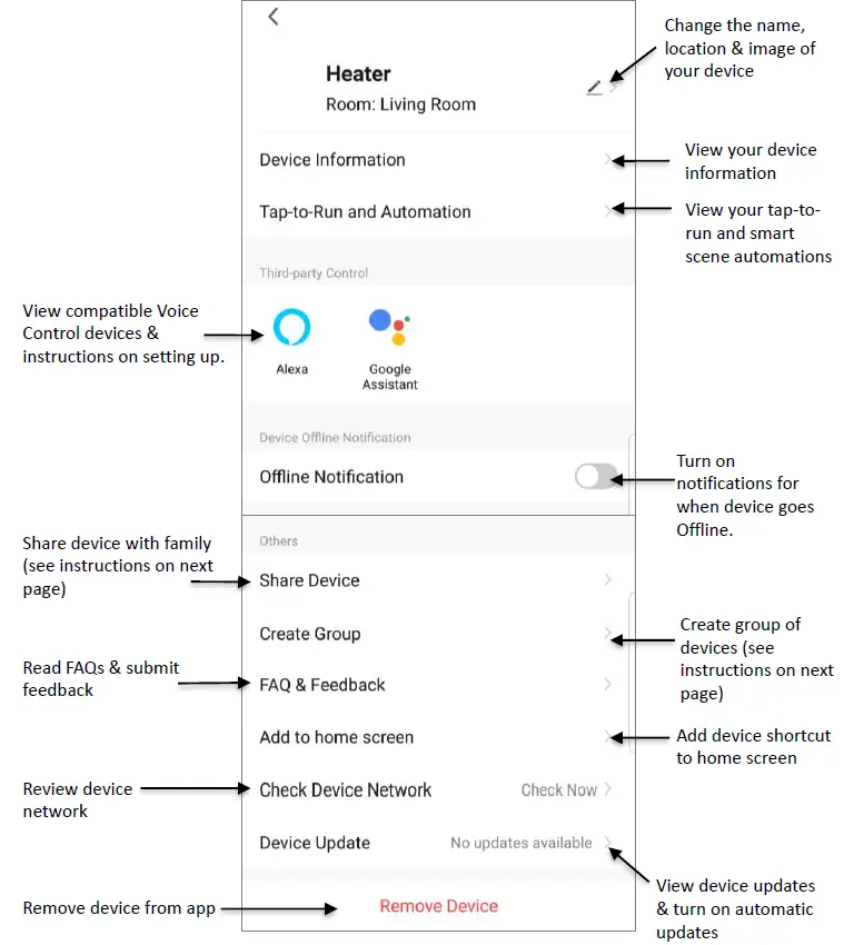 Goldair GECO270 Fibre Panel Heater with WiFi fig 20