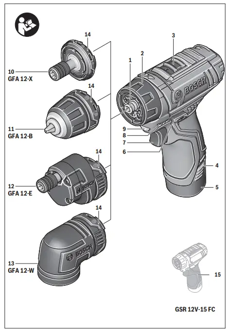 BOSCH-GSR-12V-15FC-Professional-CORDLESS-DRILL-DRIVER-FIG1