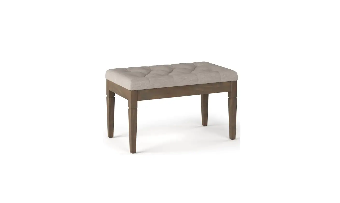 Simpli Home Axcot-250sm-nl Natural Small Tufted Ottoman Bench Instruction Manual Simpli Home Axcot-250sm-nl Natural Small Tufted Ottoman Bench Instruction Manual
