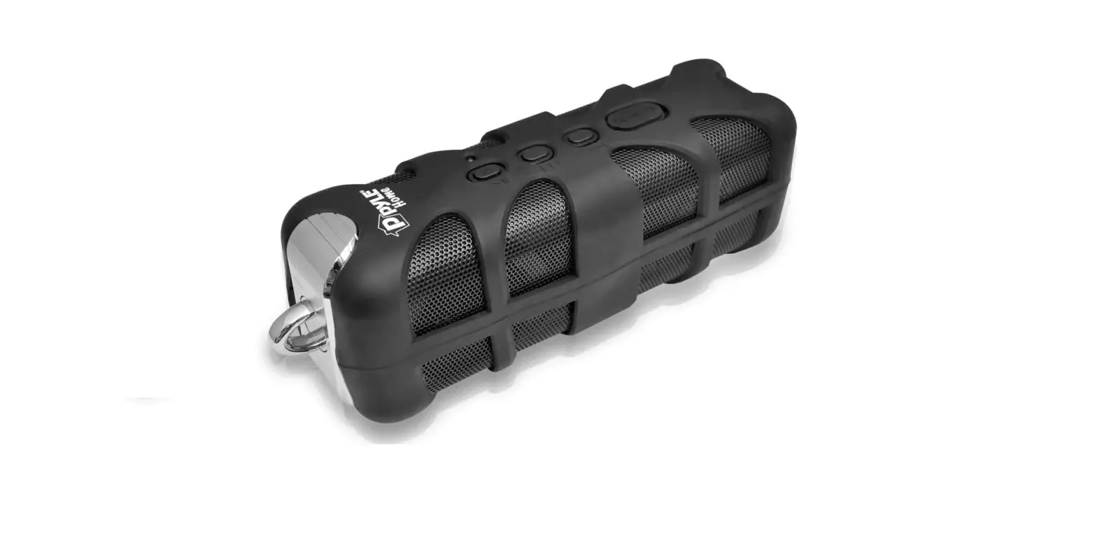 Portable Wireless Waterproof Outdoor Speaker - Bluetooth Compatible Rechargeable Battery-complete Features/instruction Manual