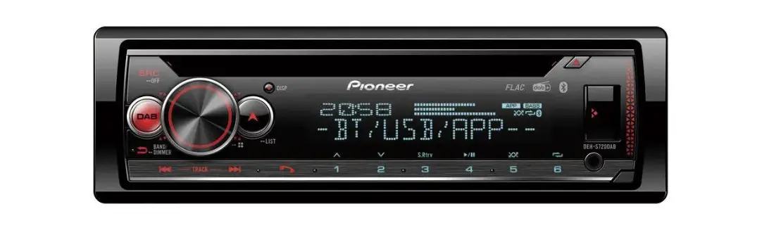 Pioneer Deh-s720dab 1-din Cd Tuner Instructions