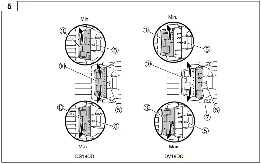 HiKOKI DS18DD Cordless Drill Instructions - Fig 2