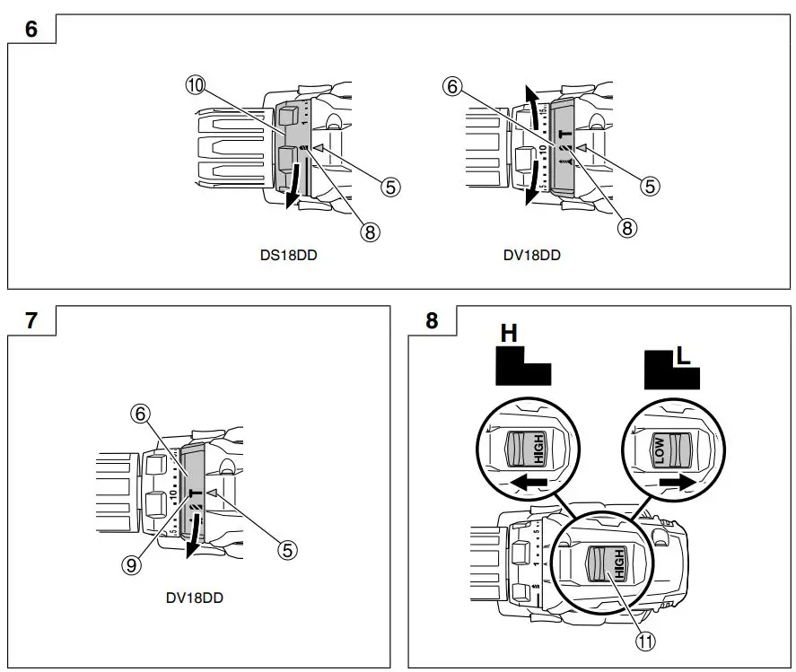 HiKOKI DS18DD Cordless Drill Instructions - Fig 3