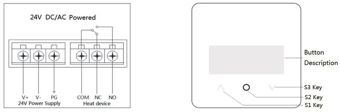 MCOHOME MH3901 Z Thermostat - warning