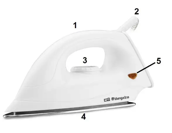 Orbegozo SV 1260 Dry Iron - fig