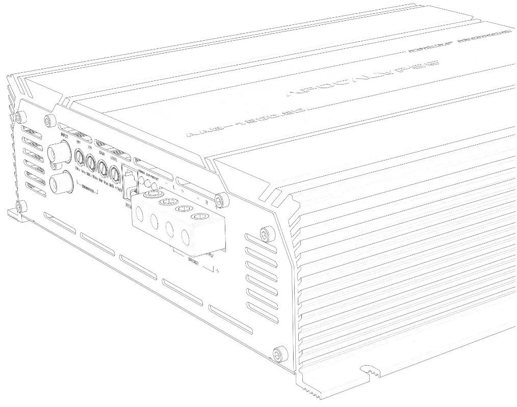 ALPHARD AAB 1200.2D Two Channel Amplifiers