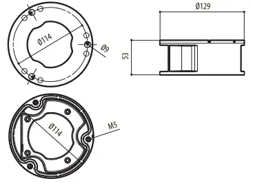 VIDEOTEC UEBP0 Parapet Bracket 4