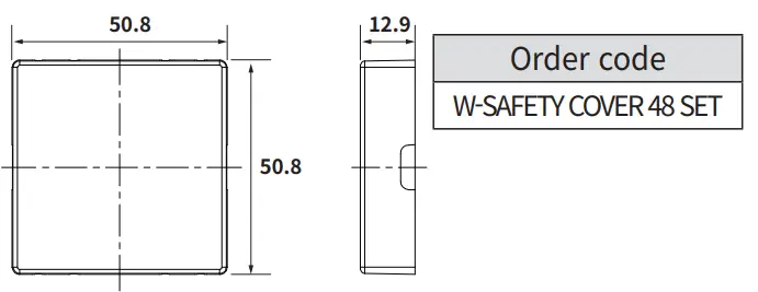 HANYOUNG NUX TF4A Digital Timer - Dimension & Panel cutou1t