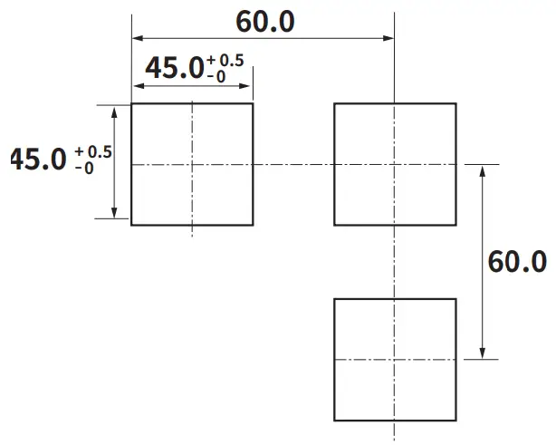 HANYOUNG NUX TF4A Digital Timer - Panel cutout