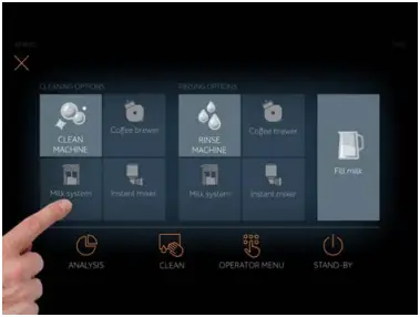 westomatic Primo Compact Cleaning Fresh Milk Coffee Machine - FIG 65