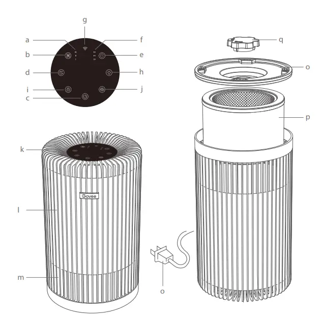 H7121-Govee-Smart-Air-Purifier-User-fig- (3)
