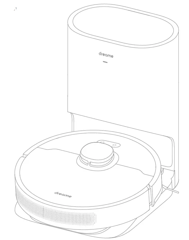 Dreametech DreameBot D10 Plus Auto Empty Robot Vacuum and Mop