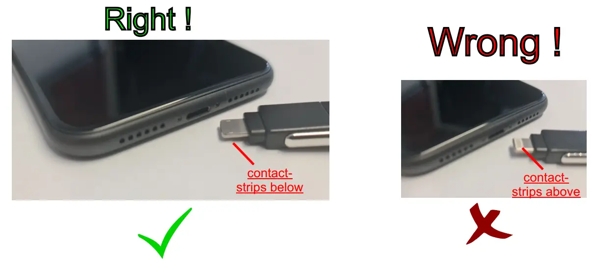 soundmaster AD6SW Connection to older Android device to Micro USB - fig 1