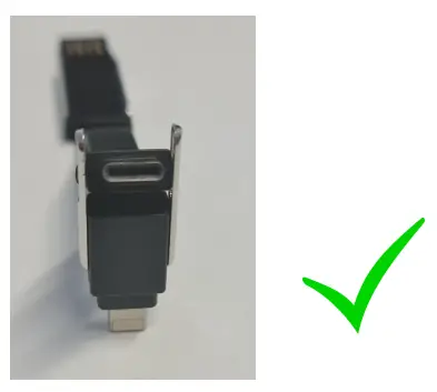 soundmaster AD6SW Connection to older Android device to Micro USB - fig 3