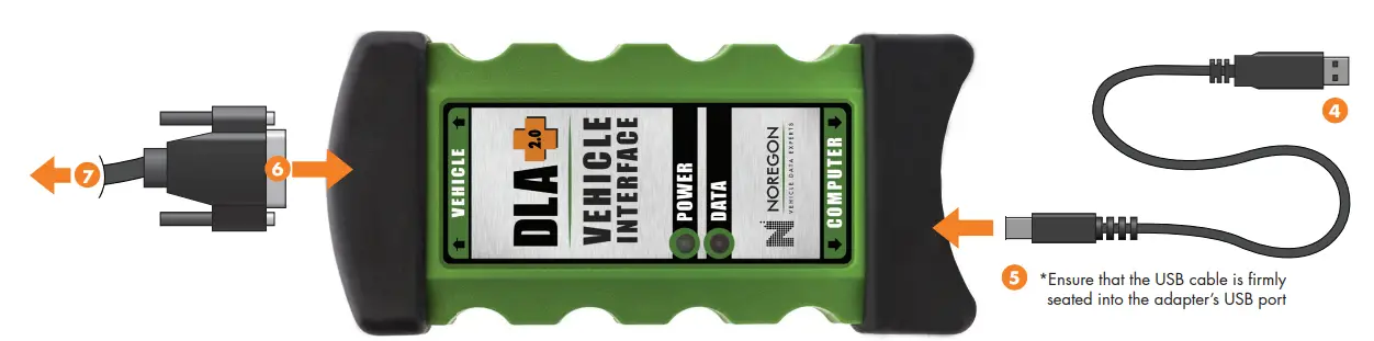 NOREGON DLA Plus 2.0 Vehicle Interface Adapter Kit fig 1