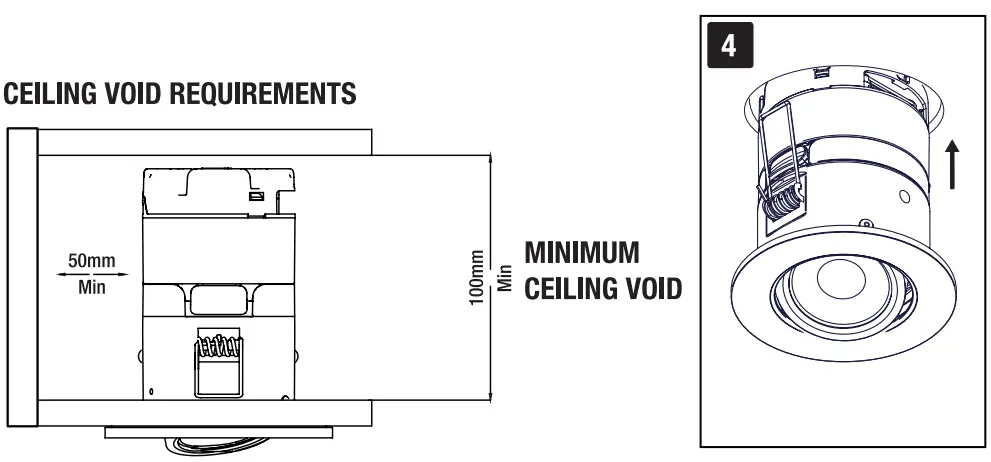 Aurora AU FF13 Adjustable IP65 Dimmable Fire Rated Downlight - 1