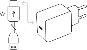 CONNECT A CHARGING CABLE