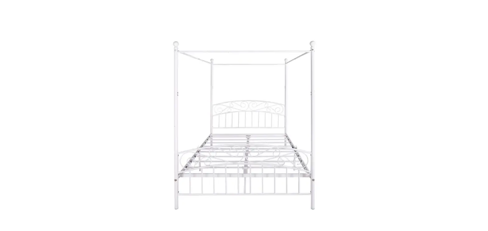 Homedepot 715g 53.94 Inch W European Style White Metal Frame Instruction Manual