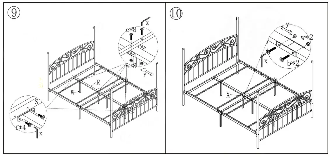 HOMEDEPOT-715G-53.94-Inch-W-European-Style-White-Metal-Frame-fig6