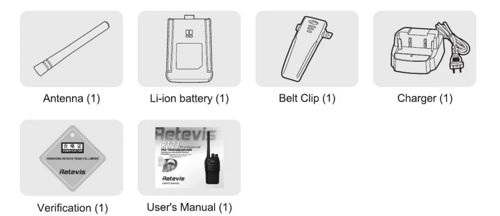 Retevis RT21 2-Way Long Range Radio-2