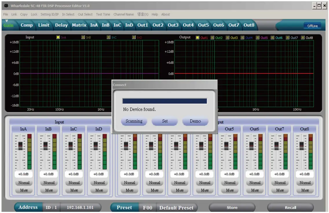 Wharfedale Pro SC 48 FIR Digital System Processor - Fig 1