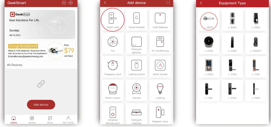 Geek Smart L-B202 Fingerprint Door Lock with Bluetooth fig (11)