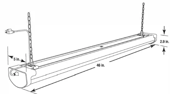 FEIT ELECTRIC WRAP 4C 840 IR MM 4 ft LED Warp Utility Light 2