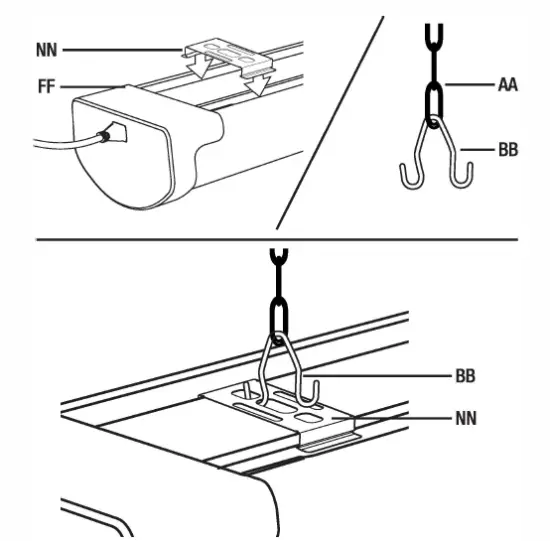 FEIT ELECTRIC WRAP 4C 840 IR MM 4 ft LED Warp Utility Light 4